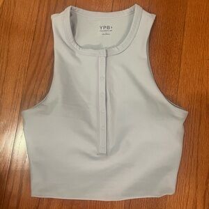 Women's Gray Sleeveless Top